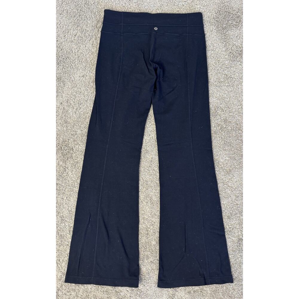 LULULEMON Groove Flare Yoga Pants Black Women’s Size 8 - Picture 5 of 9